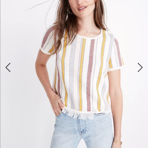 Short Sleeve Sweater Top - Picture 1 of 5